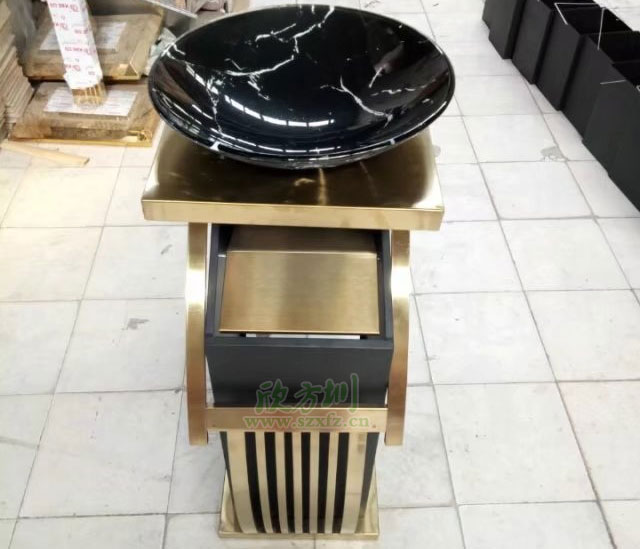 高檔鍍鈦新概念座地?zé)熁彝靶婪桔诠S生產(chǎn)圖